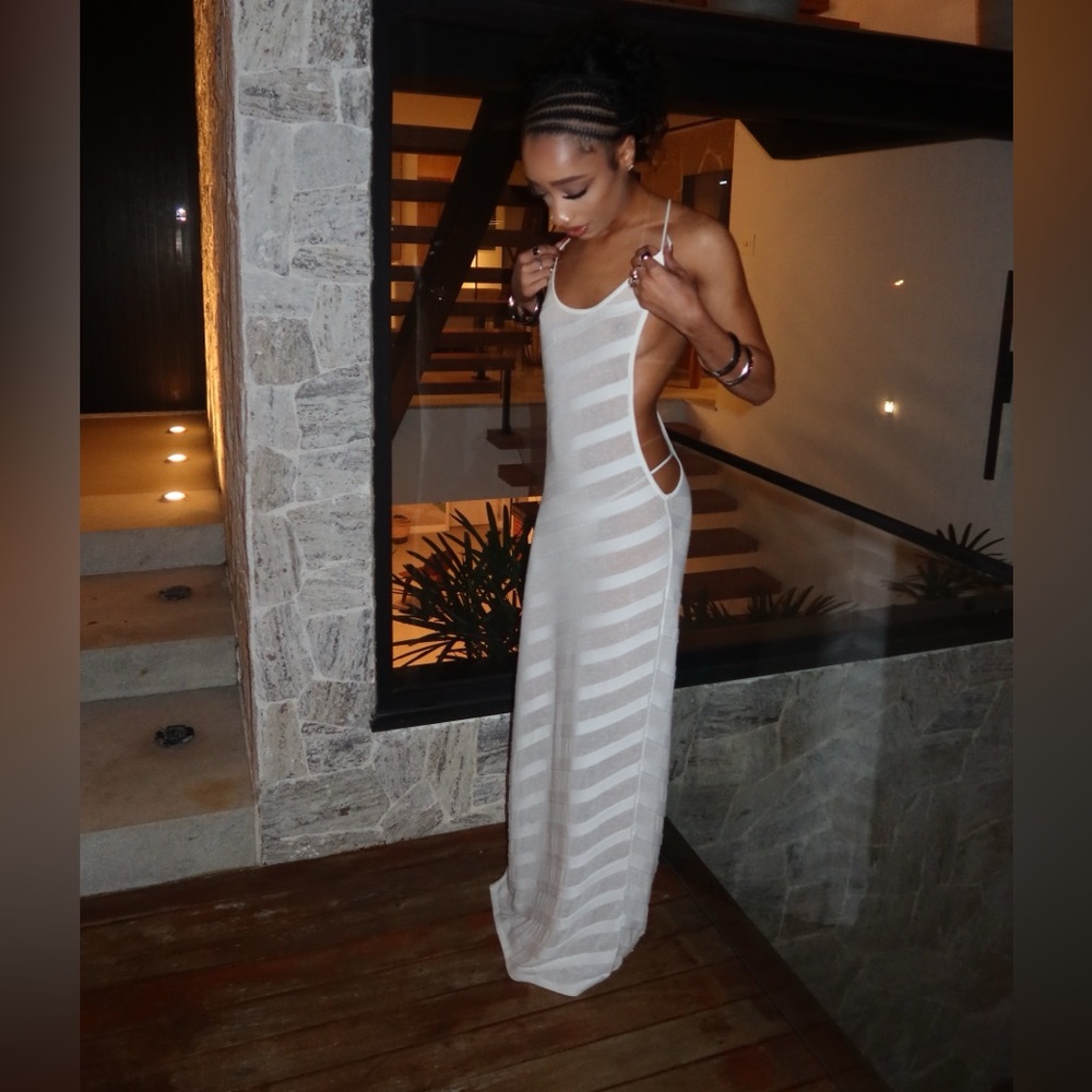 Jaded London Blanche Knit Maxi Dress